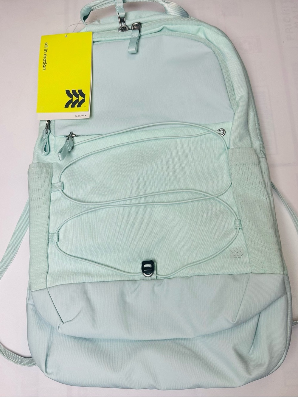 All in motion - mint colored back pack